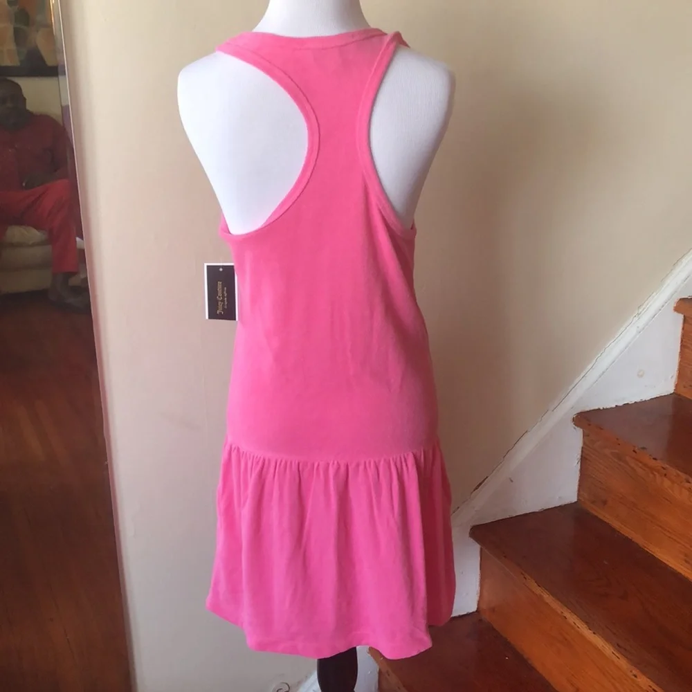 Juicy Couture Terrycloth Racerback pink tank dress